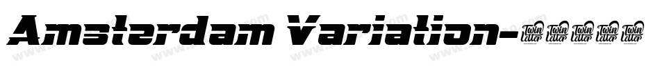 Amsterdam Variation字体转换